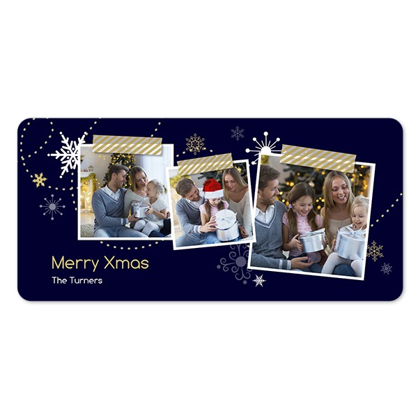 Enkla Fotokort Pano liggande rundade hörn 19,6 x 9,3 cm