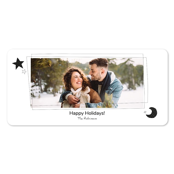 Single Card Panoramic Landscape rounded corners 19,6 x 9,3 cm