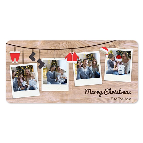 Enkla Fotokort Pano liggande rundade hörn 19,6 x 9,3 cm