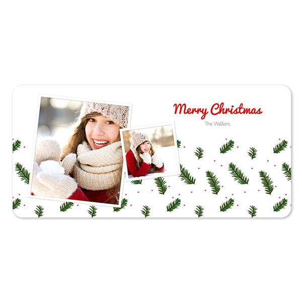 Enkla Fotokort Pano liggande rundade hörn 19,6 x 9,3 cm