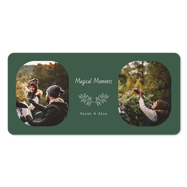 Single Card Panoramic Landscape rounded corners 19,6 x 9,3 cm