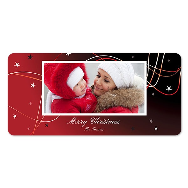 Fotokaart pano liggend met ronde hoeken 19,6 x 9,3 cm