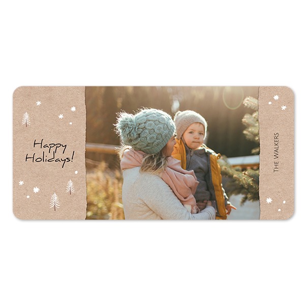 Faire-part 1 volet Pano paysage coins arrondis 19,6 x 9,3 cm Faire-part 1 volet Pano paysage coins arrondis 19,6 x 9,3 cm