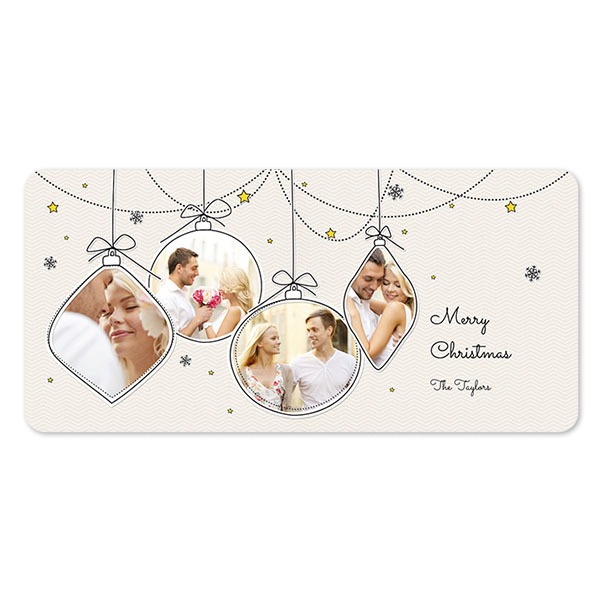 Enkla Fotokort Pano liggande rundade hörn 19,6 x 9,3 cm