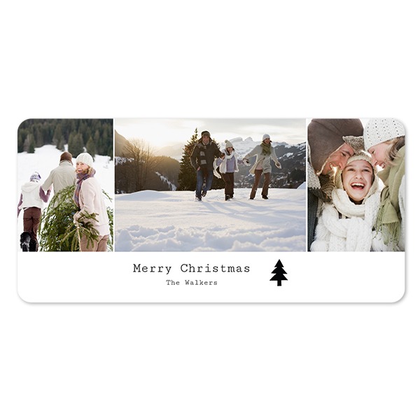 Single Card Panoramic Landscape rounded corners 19,6 x 9,3 cm
