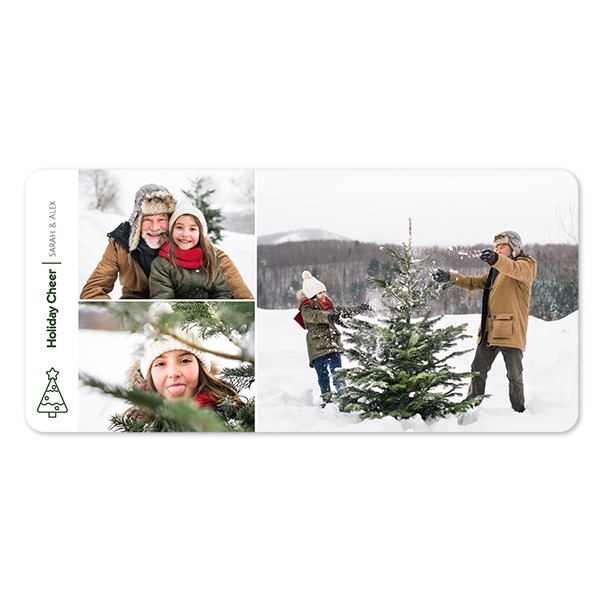Single Card Panoramic Landscape rounded corners 19,6 x 9,3 cm