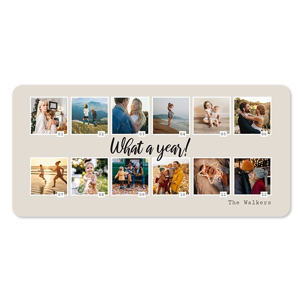 Single Card Panoramic landscape rounded corners 19,6 x 9,3 cm