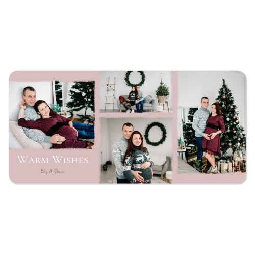 Faire-part 1 volet Pano paysage coins arrondis 19,6 x 9,3 cm