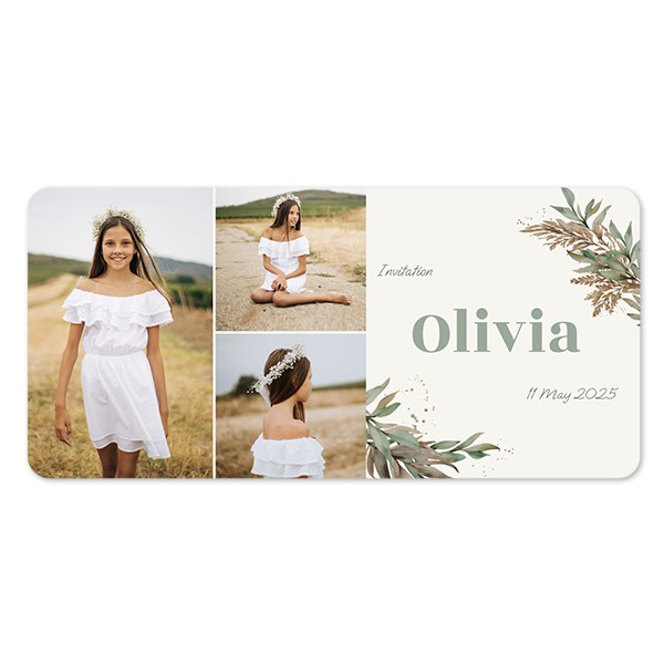 Fotokaart Panorama liggend met ronde hoeken 19,6 x 9,3 cm