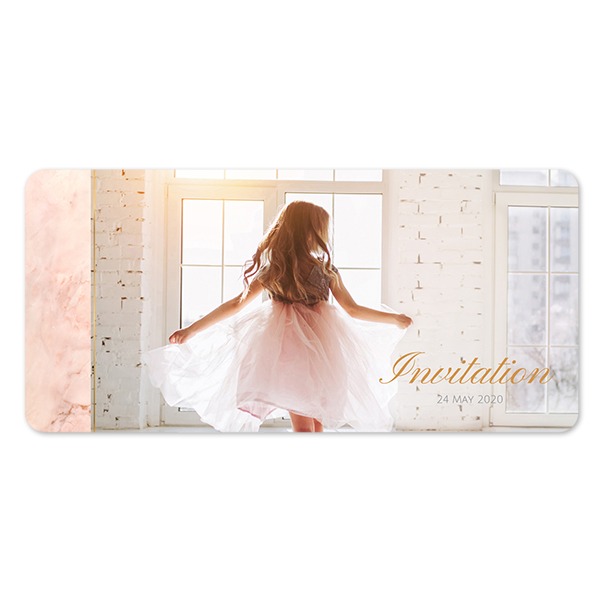 Single Card Panoramic Landscape rounded corners 19,6 x 9,3 cm