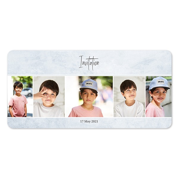 Faire-part 1 volet Pano paysage coins arrondis 19,6 x 9,3 cm Faire-part 1 volet Pano paysage coins arrondis 19,6 x 9,3 cm