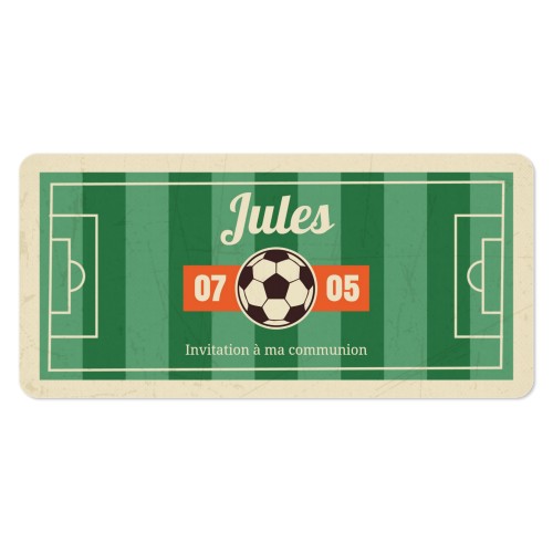 Faire-part 1 volet Pano paysage coins arrondis 19,6 x 9,3 cm