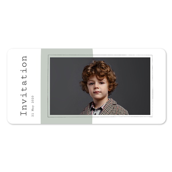 Enkle Fotokort Pano liggende runde hjørner 19,6 x 9,3 cm