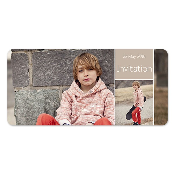 Fotokaart pano liggend met ronde hoeken 19,6 x 9,3 cm