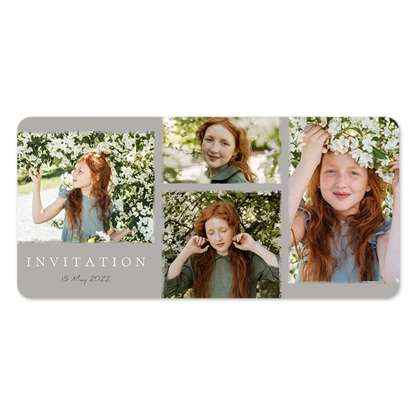 Single Card Panoramic Landscape rounded corners 19,6 x 9,3 cm
