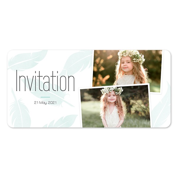 Single Card Panoramic Landscape rounded corners 19,6 x 9,3 cm