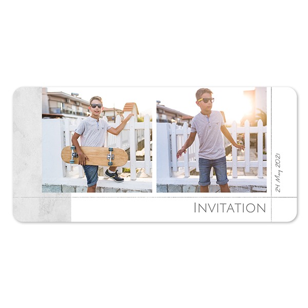 Single Card Panoramic Landscape rounded corners 19,6 x 9,3 cm