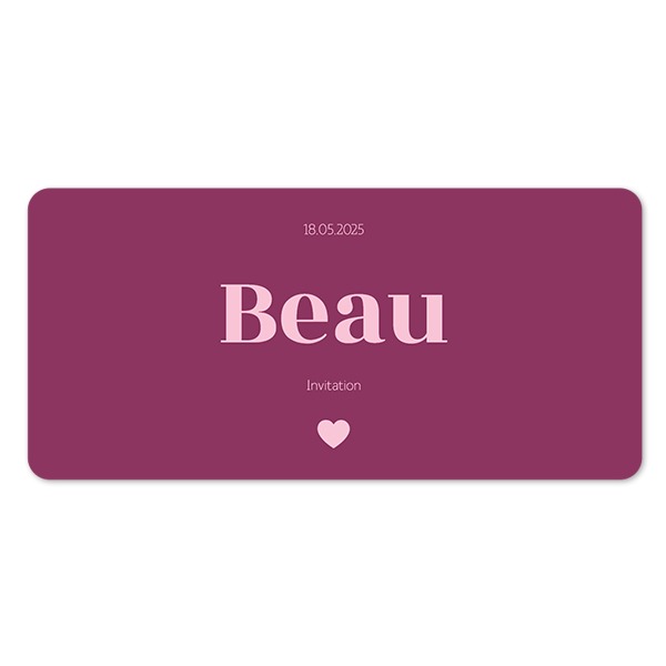 Enkle Fotokort Pano liggende runde hjørner 19,6 x 9,3 cm