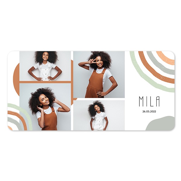 Single Card Panoramic Landscape rounded corners 19,6 x 9,3 cm