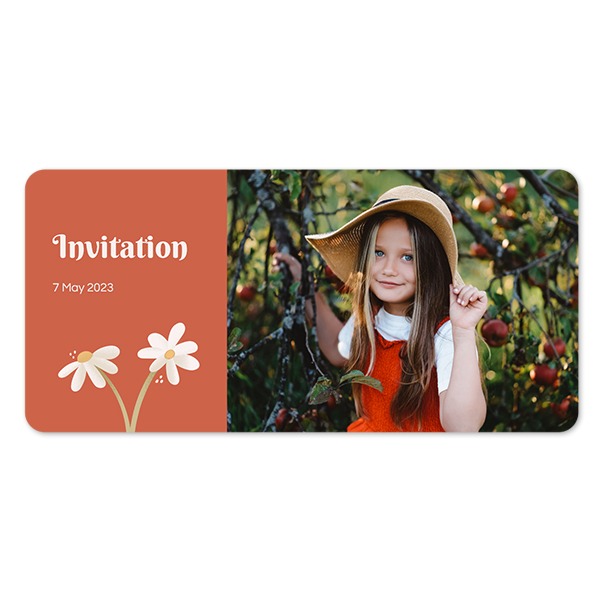 Single Card Panoramic Landscape rounded corners 19,6 x 9,3 cm