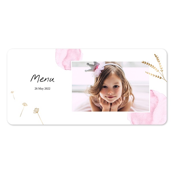 Grusskarte Panorama Querformat mit abgerundeten Ecken 19,6 x 9,3 cm