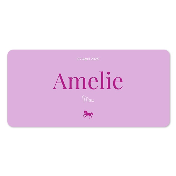 Single Card Panoramic Landscape rounded corners 19,6 x 9,3 cm