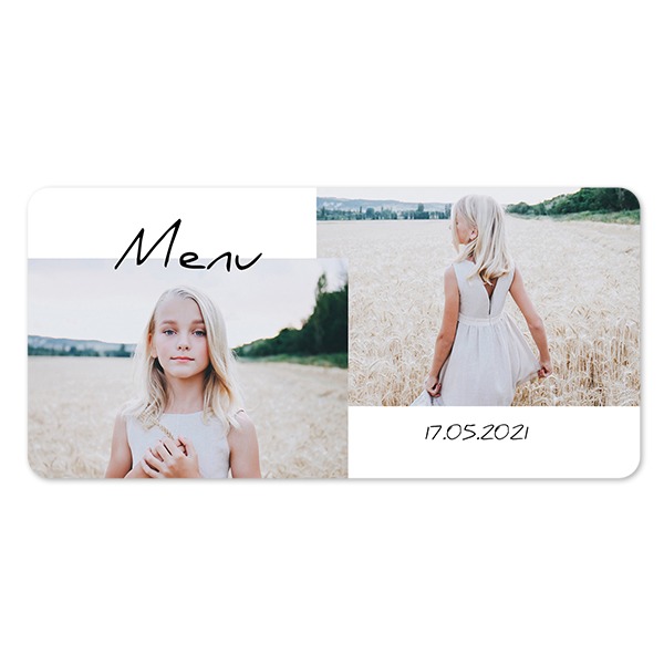 Fotokaart pano liggend met ronde hoeken 19,6 x 9,3 cm Fotokaart pano liggend met ronde hoeken 19,6 x 9,3 cm