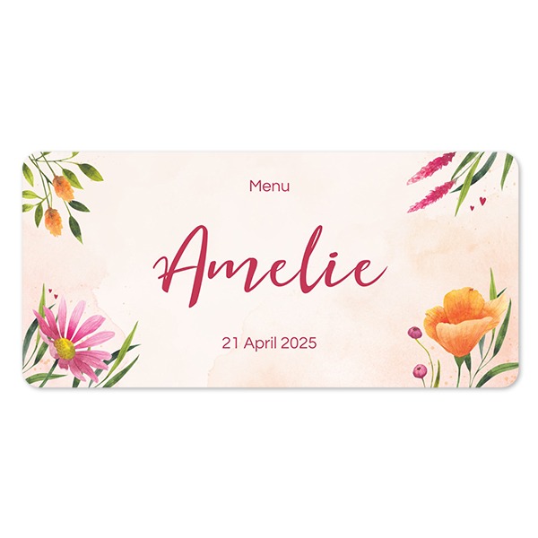 Single Card Panoramic Landscape rounded corners 19,6 x 9,3 cm