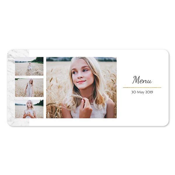 Single Card Panoramic Landscape rounded corners 19,6 x 9,3 cm