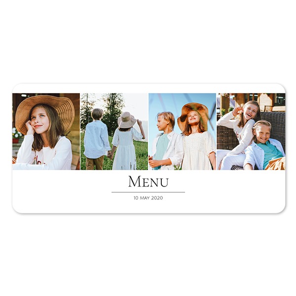 Single Card Panoramic Landscape rounded corners 19,6 x 9,3 cm