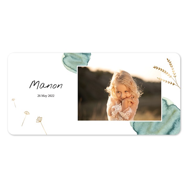 Fotokaart Panorama liggend met ronde hoeken 19,6 x 9,3 cm