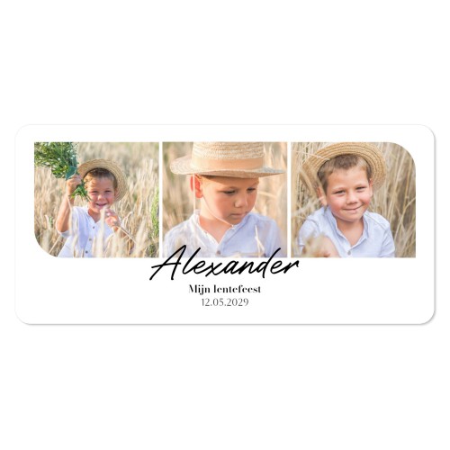 Fotokaart Panorama liggend met ronde hoeken 19,6 x 9,3 cm