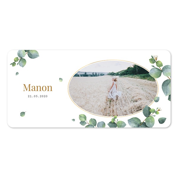 Fotokaart Panorama liggend met ronde hoeken 19,6 x 9,3 cm