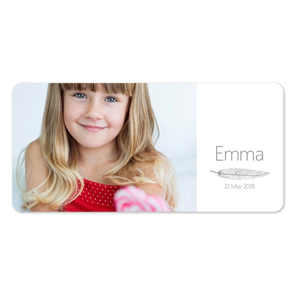 Fotokaart Panorama liggend met ronde hoeken 19,6 x 9,3 cm