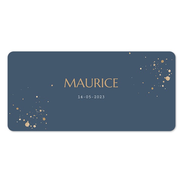 Grusskarte Panorama Querformat mit abgerundeten Ecken 19,6 x 9,3 cm