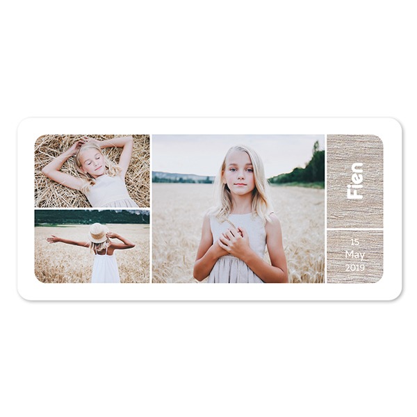 Single Card Panoramic Landscape rounded corners 19,6 x 9,3 cm