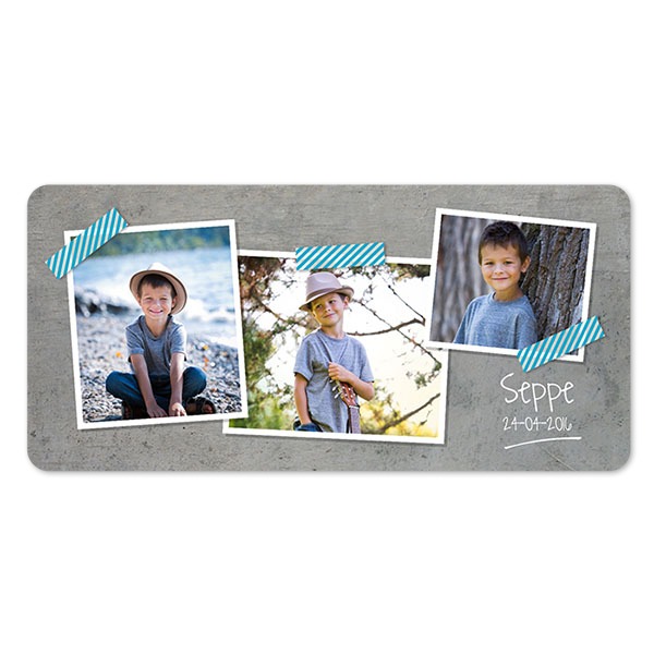 Single Card Panoramic Landscape rounded corners 19,6 x 9,3 cm