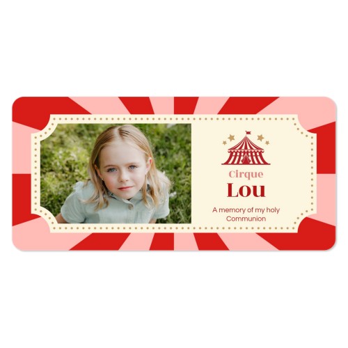 Faire-part 1 volet Pano paysage coins arrondis 19,6 x 9,3 cm