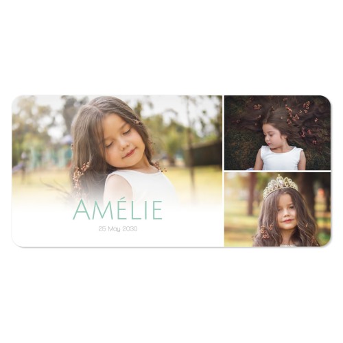 Single Card Panoramic Landscape rounded corners 19,6 x 9,3 cm