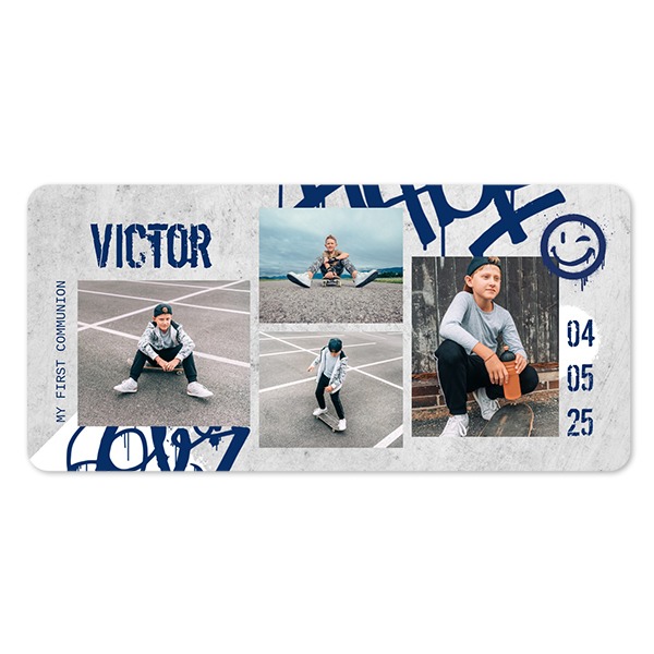 Fotokaart Panorama liggend met ronde hoeken 19,6 x 9,3 cm