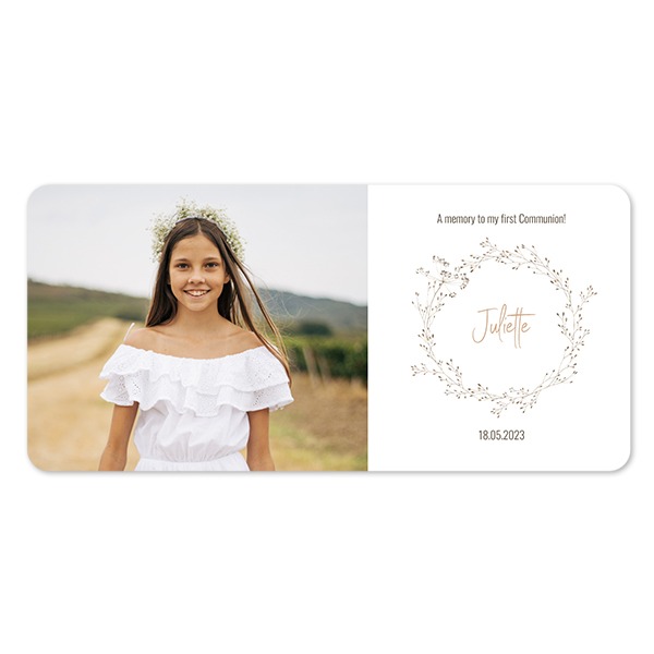 Fotokaart Panorama liggend met ronde hoeken 19,6 x 9,3 cm
