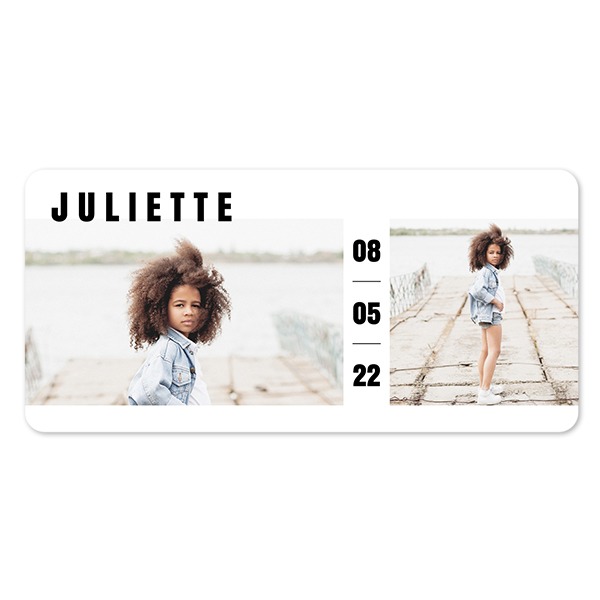 Klassiset Kuvakortit Pano vaaka pyöristetyillä kulmilla 19,6 x 9,3 cm