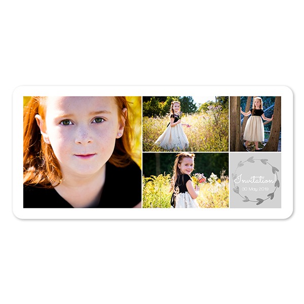 Single Card Panoramic Landscape rounded corners 19,6 x 9,3 cm