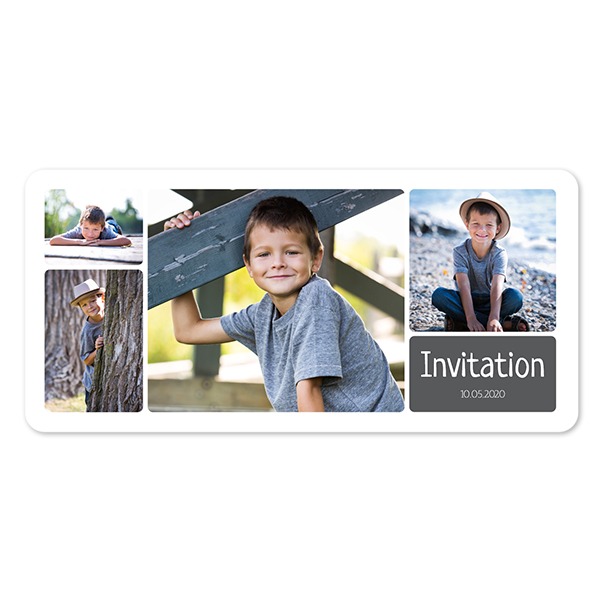 Single Card Panoramic Landscape rounded corners 19,6 x 9,3 cm