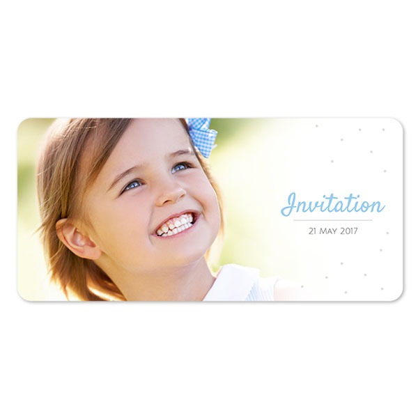 Enkla Fotokort Pano liggande rundade hörn 19,6 x 9,3 cm