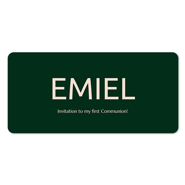 Single Card Panoramic Landscape rounded corners 19,6 x 9,3 cm