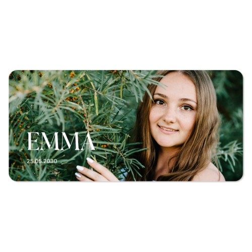 Single Card Panoramic Landscape rounded corners 19,6 x 9,3 cm