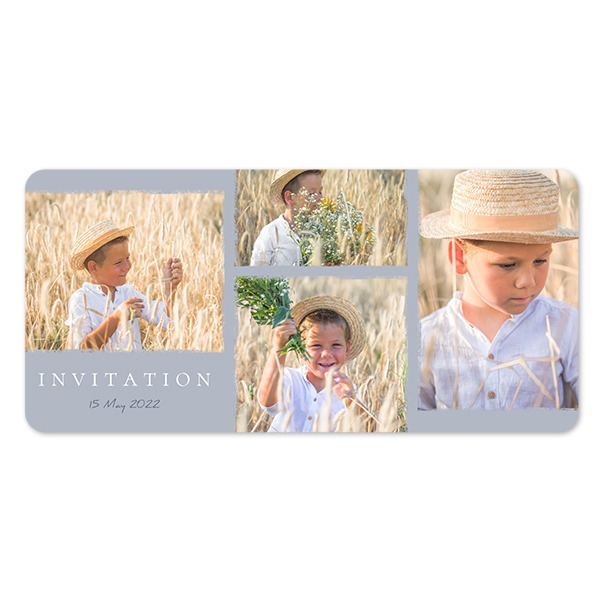 Single Card Panoramic Landscape rounded corners 19,6 x 9,3 cm