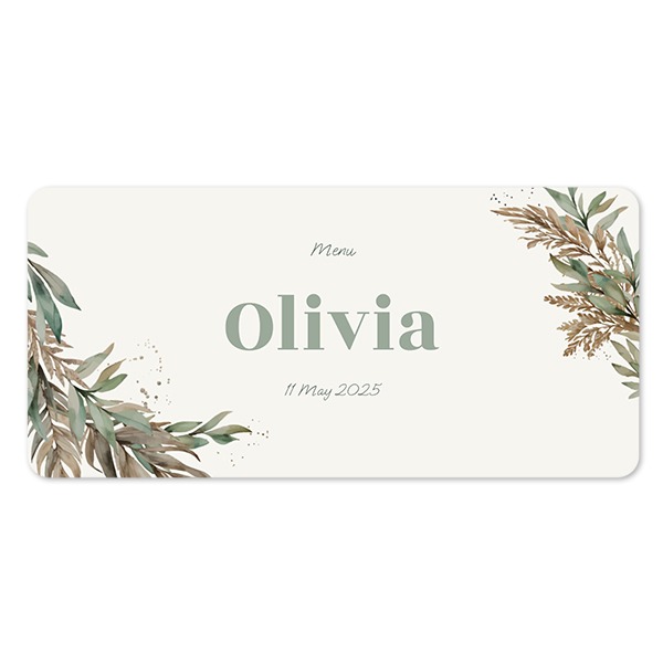 Single Card Panoramic Landscape rounded corners 19,6 x 9,3 cm