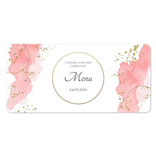 Grusskarte Panorama Querformat mit abgerundeten Ecken 19,6 x 9,3 cm